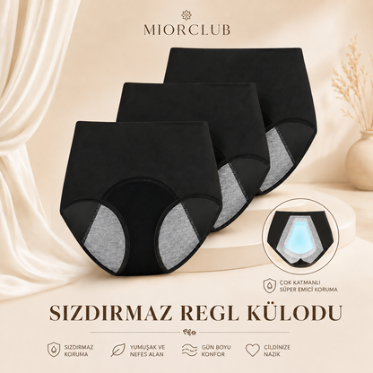 MiorClub Süper Emici Sızdırmaz Regl Külodu