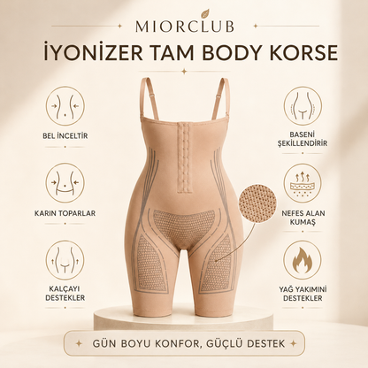 MiorClub Tüm Vücut Toparlayıcı ve Şekillendirici Korse