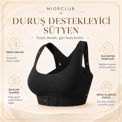 MiorClub Dik Duruş Destekleyici Toparlayıcı Sütyen